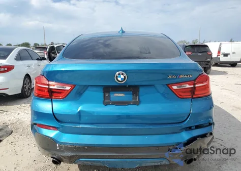 2016 BMW X4 xDrivem40I from USA, damaged, VIN 5UXXW7C55G0M91008
